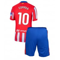 Atletico Madrid Angel Correa #10 Hemmadräkt Barn 2024-25 Kortärmad (+ Korta byxor)